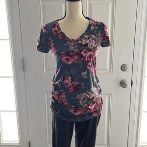 Full Moon Fitted Maternity Short Sleeve